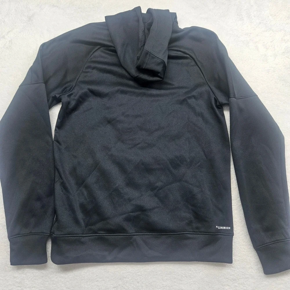 Adidas Climawarm Hoodie Mens Small Black For Creators Only Graphic Pullover